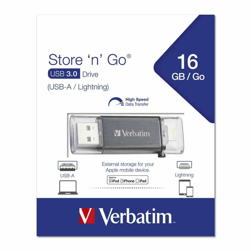 (image for) Verbatim Store'n'Go 16GB Apple Lightning - USB3.0 Drive